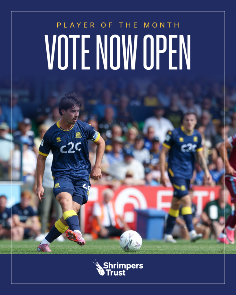 Instagram – Southend United – Player of the Month – August Vote